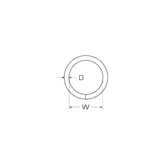 Belship 734400 - Stainless Steel Ring 25/4mm (10 pcs)