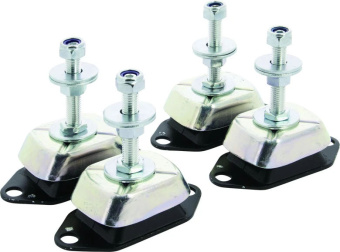 Vetus EMX65 - Electric Motor Support Type X65, Set Of 4 Flexible 65 Shore, M12