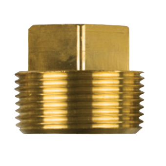 Tecnoseal 02026TP - Caterpillar Brass Plug Th. 1-1/4'' bspt