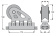 Antal 624.492 - Aluminum/Stainless Steel Genoa 'Maxi' Car 40x8, With Sliding Inserts, 172x60x166mm, Swl 4800kg