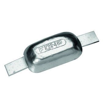 Plastimo Magnesium Weld-On Bar Anodes with Galvanised Steel Fixing Strap