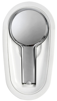 Osculati Adriana Recess-Fit Boat Shower 162x303 mm with 4 meter Stainless Steel Hose - 15.480.00