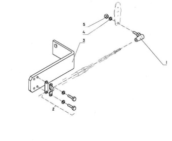 Nanni Diesel 95203043 - SUPPORT,CONTROL for 4.330TDI