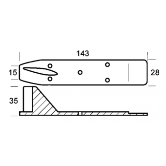 Tecnoseal Zinc Fin For 6/15 HP Engine
