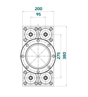 Aquadrive HDL48.690 – Heavy Duty Line Anti-Vibration Thrust Bearing System