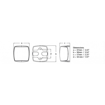 Hella Marine Naviled Pro Lights Black - Right / Green
