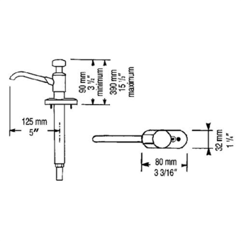 WHALE GP0650 V-Pump Mk 6 Hand-Operated Galley Water Pump Faucet