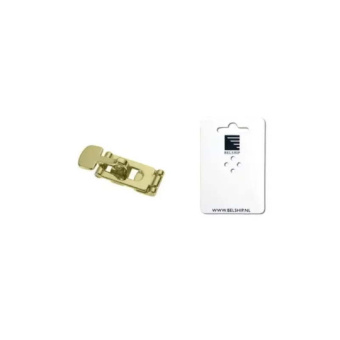 Foresti & Suardi 195.L - Safety Hasp 82X30 Brass Blister