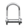 Ronstan RF150 D Shackle, 3/16" Slotted Pin