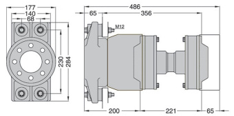 Python Drive P501-Q Complete Shaft Drive System