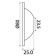 Osculati 13.273.60 - Eye Underwater LED Light White 12/24 V