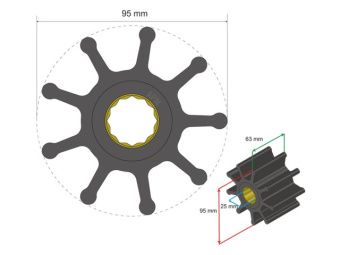 Albin 06-02-027 - Premium Impeller