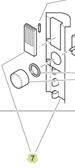 Isotherm SEA00117AA - Thermostat Holder with Box Light for BI92 Built-In Refrigerator/Freezer