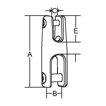 Marine Town S.S. Swivel Anchor Connector For Chain 10-12 mm