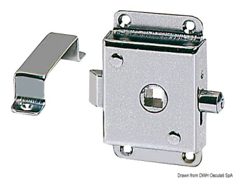Osculati 38.131.50 - Toilet Lock With Locking Lever 70x45mm