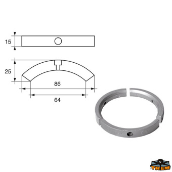 Trem L8240132 - Anodes For Engines Volvo-Penta