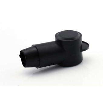 Battery Terminal Insulated Cover - Round, Black, 35 mm²
