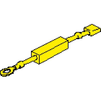 Veethree 6219371E - Dropping Resistor For All Other 2" Instruments (24v-->12v)