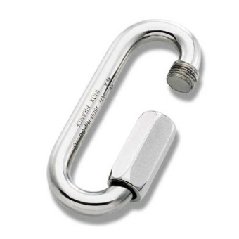 Plastimo 413222 - Stainless steel 316 wide-opening shackle link Ø 4mm