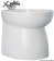 Osculati 50.219.02 - SILENT Ceramic Bidet High Straight