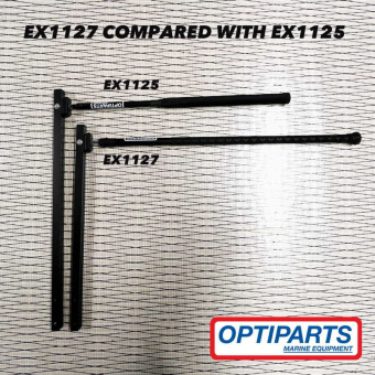 Optiparts EX1127 - 51 cm Optimist Tiller with 70 cm Extension 20 mm X-Gripped