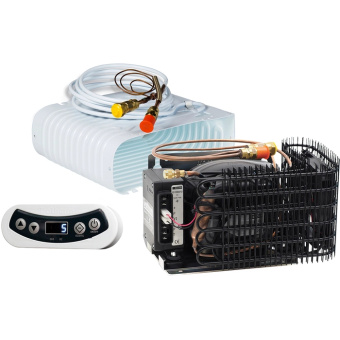 Isotherm U150X050R17161AA – 12/24V ITC 2301 Compact Classic 150/50 L Fridge/Freezer Unit, Medium Oval Evaporator