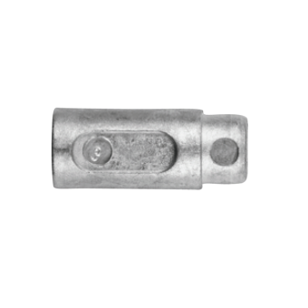 Tecnoseal Lombardini Pencil Anode Ø14 × 26 mm with Optional 1/2" BSPT Brass Plug