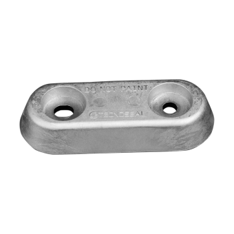 Tecnoseal Magnesium Vetus-Type Oval Plate Bolt-On Sacrificial Anodes