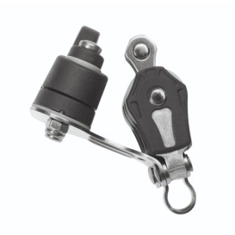 Barton N00511 - Triple Fixed Eye Block with Becket and Cam Size 0 20mm – Plain Bearing, 3x Ø20mm Sheaves, Max Rope 6mm