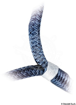 Osculati 06.444.45 - Mooring line with eye navy blue 14 mm x 9 m