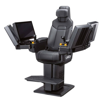 Norsap 8955 - 4000 Comfort L Seat, XL Column, With Flat Base 60/87 Black