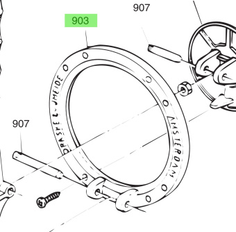 RM69 RM903 Junior Pump Clamping Ring