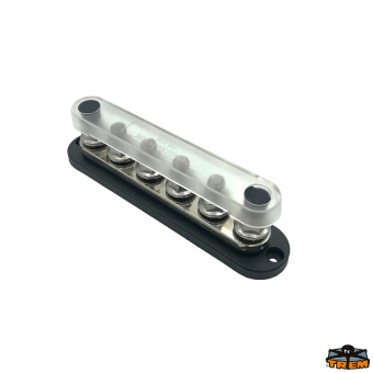 Trem L0610202 - Busbar 6xM10 300A Black