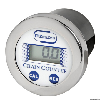 Osculati 02.361.00 - Chain Counter MZ ELECTRONIC Embedded 12/24 V - max 99.9 m 