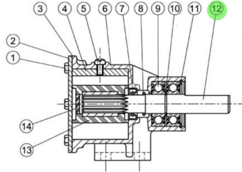Jabsco 50327-0000 - Spare Shaft for 080