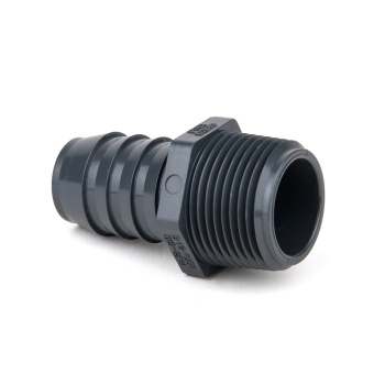 Sea Recovery 0101654483 1" MPT x 1" Barb PVC80 Adapter