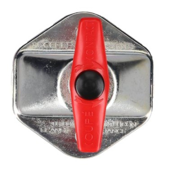 Soderep Ecans Single Pole Battery Cutter - 250A - Red Handle - Zinc Plated