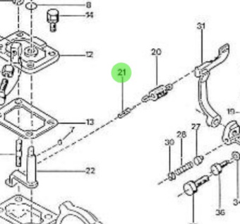 Nanni Diesel 970161315 - Governor Spring for Accelerator and Speed Regulator