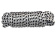 Hollex Mooring Rope Polyester White/Black 10mm 16 Strands Length=4m