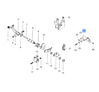 Vetus VF40006 - Support