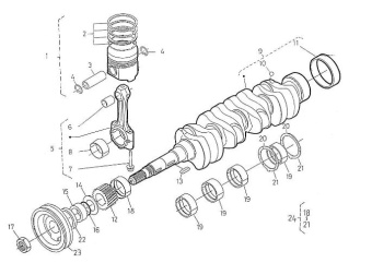 Nanni Diesel 970307333 - ASSY ROD,CONNECTING for 4.220HE/5.250TDI/5.280HE