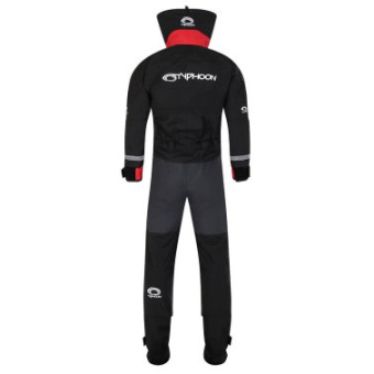 Plastimo 67936 - Typhoon Drysuit Max B Front Entry Black/Red XXL