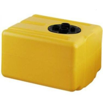 Can SB Rigid Horizontal Plastic Grey/Black Water Tank - 43 L