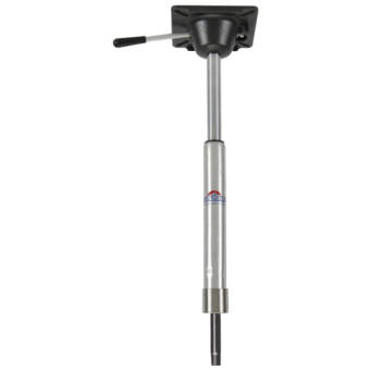 Allpa King-Pin Power Rise Sit Down 360°, 16" To 22", Pedestal Satin