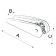 Allpa Stainless Steel Anchor Bow Roller, A=150mm, B=50mm, C=65mm (Fixed Model, Up To 7,5kg)
