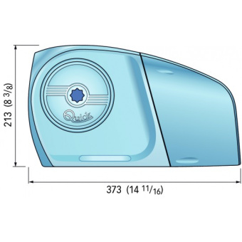 Quick Hector On-deck Windlass 1000 Watt - 12 Volt For Chain 8 mm