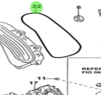 Nanni Diesel 970312594 - Timing Gear Cover Gasket for T6 Series Engines