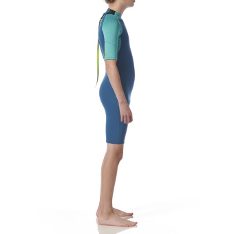 Plastimo P203729 - Essential 3/2mm Neoprene Wetsuit Shorty Kids Azure Blue Size Y-M