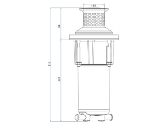 Lewmar 69100069 - VX Capstan 12V 800W