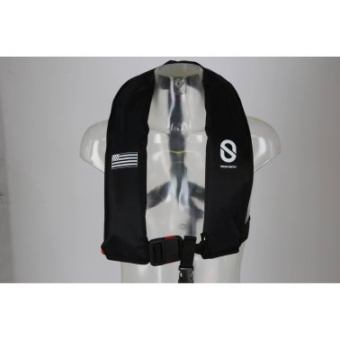 Ocean Safety XF Bretagne Auto Inflatable Vest - Black